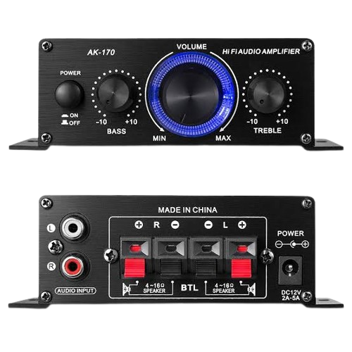 AK-170 HiFi Stereo Audio Power Amplifier